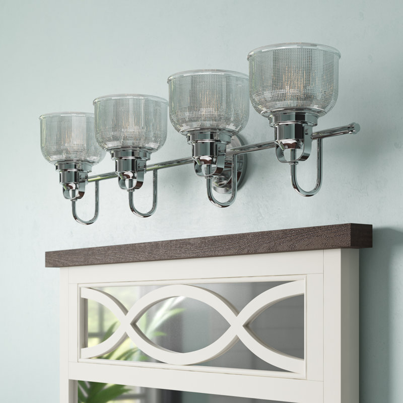 Éclairage pour meuble-lavabo 4 lumières industrial Durrant