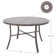 Dester Round 4 - Person Dining Set with 4 Swivel&Rocking Chair and Cushions