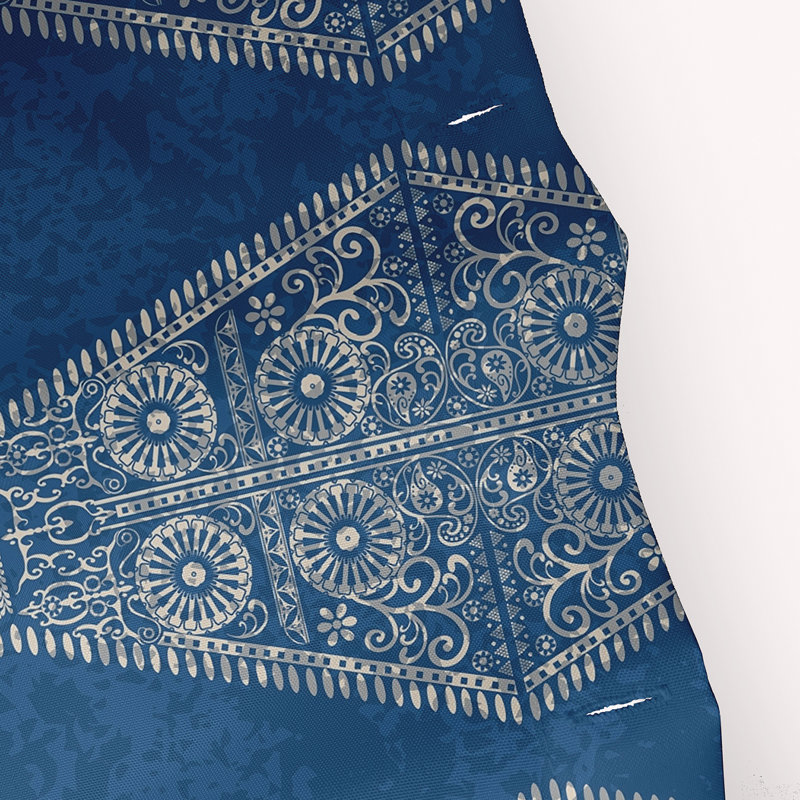 Rideau de douche Harrel, Bleu