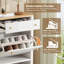 8 Pair Shoe Storage Cabinet-1981848607