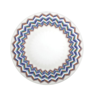 Zig Zag Bone China Dinner Plate