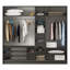 Jennavi 2 Door Manufactured Wood Wardrobe