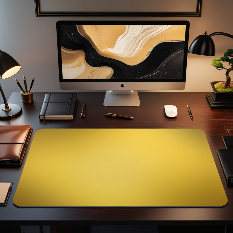 Polyester Desk Pad, 14.4x12.1