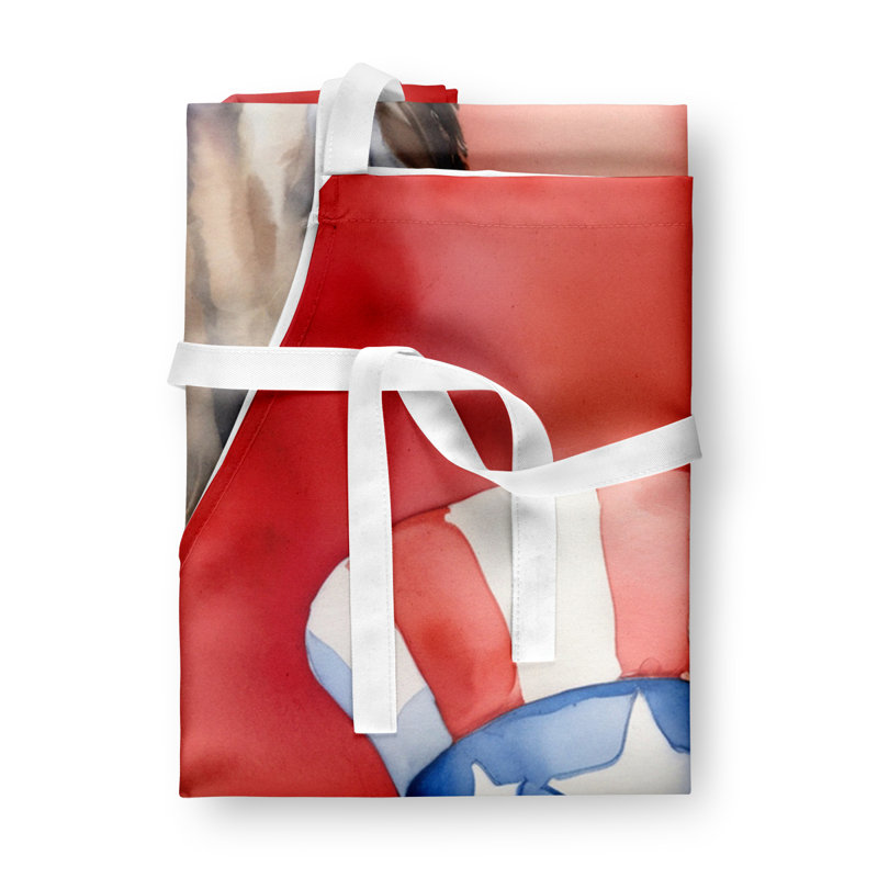 Patriotic American Apron, Greyhound