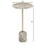Atelier de table d'appoint en marbre