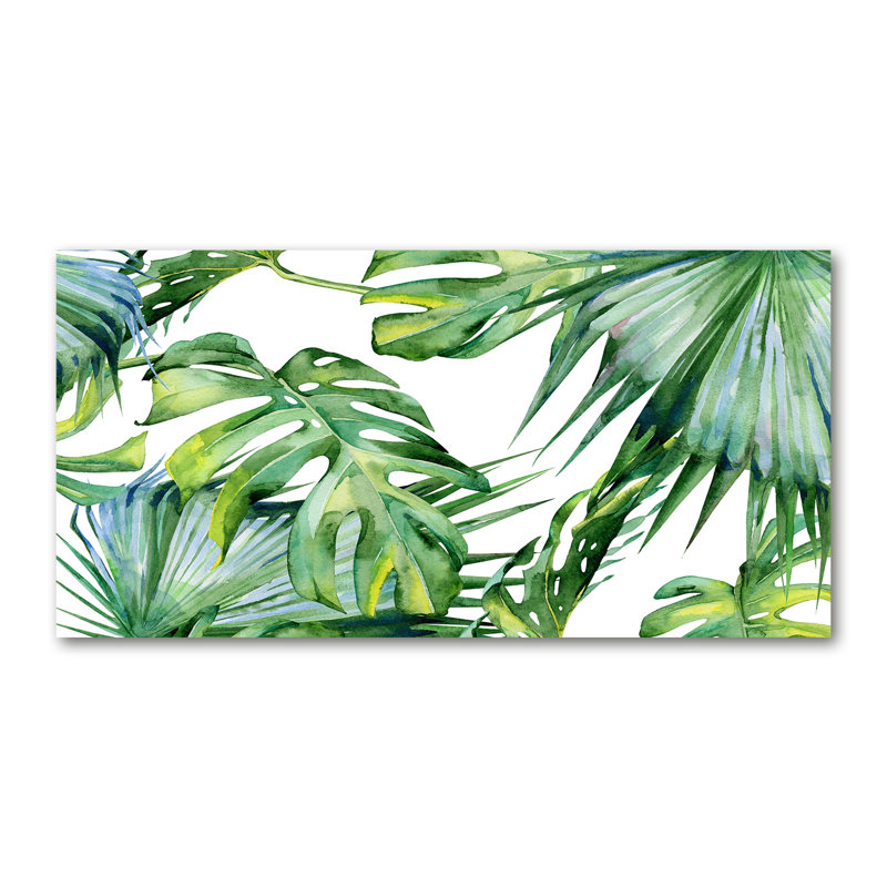 Tropical Leaves - Wrapped Canvas Print