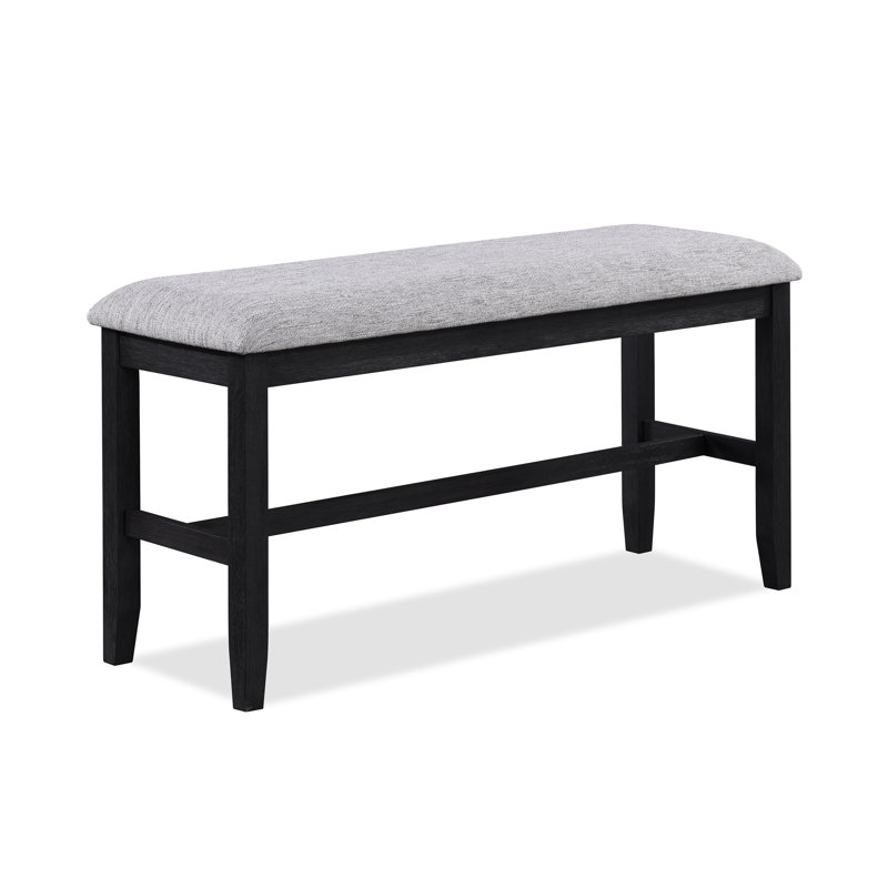 Banc rembourré 100% polyester, H 25,5 po x l 48 po x P 15,8 po