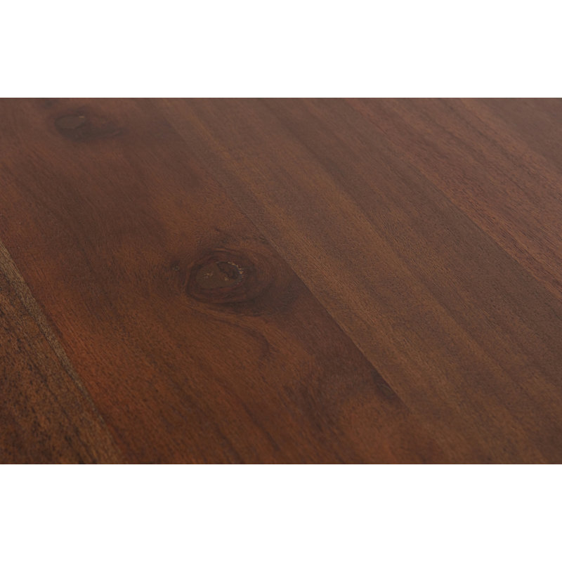 Roundly Dining Table/Desk Mango Wood Walnut 200X100, 76cm H x 200cm L