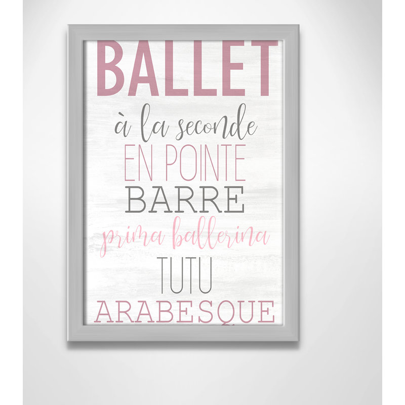 Ballet toute la journée 2, H 14 po x l 11 po x P 1,19 po, Encadré de boîte argent