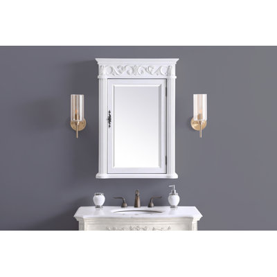 Armoire à pharmacie avec 3 tablettes Aurillon