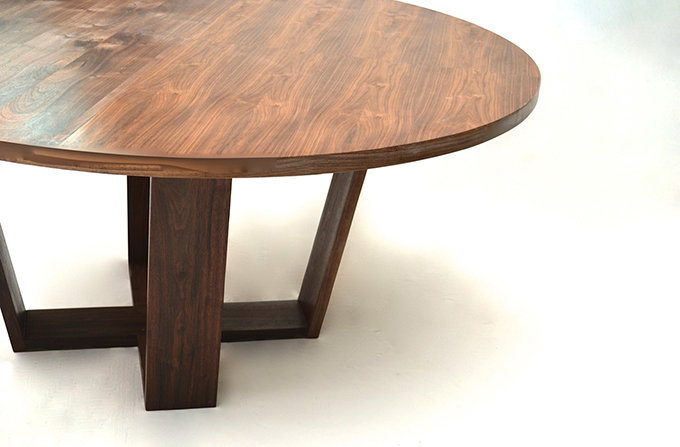 Rasucci Round Dining Table, Ebony