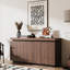 Buffet de rangement moderne et luxueux avec conception anti-déversement autoportante pour une utilisation efficace dans la cuisine et les espaces de vie