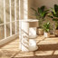 Christopher Knight Home 15.35" W x 15.35" D x 24.6" H 3-Tier Iron Sliding Door Round End Table