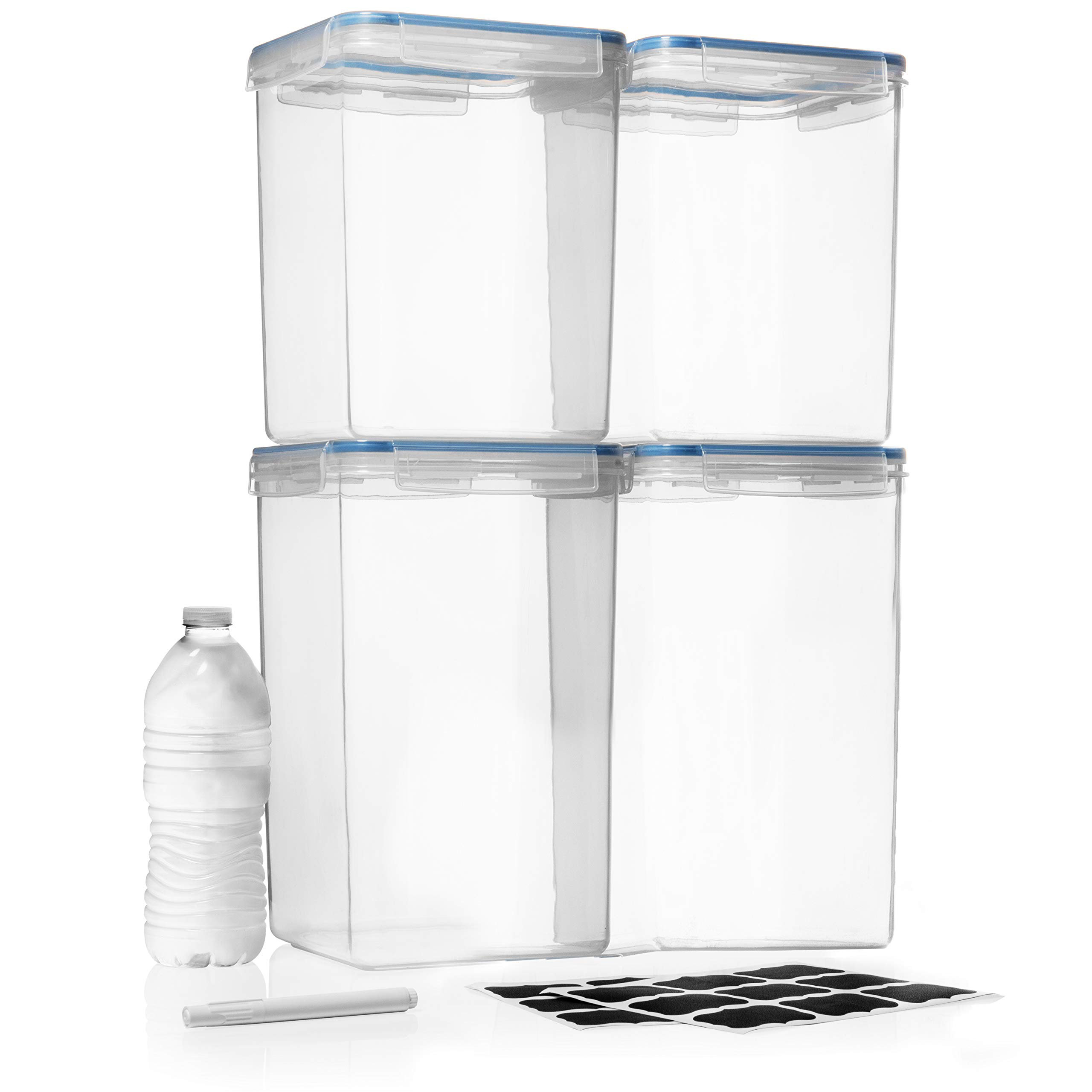 2 Pack Extra Large Airtight Food Storage Containers - 6.5L / 220 Oz Fl