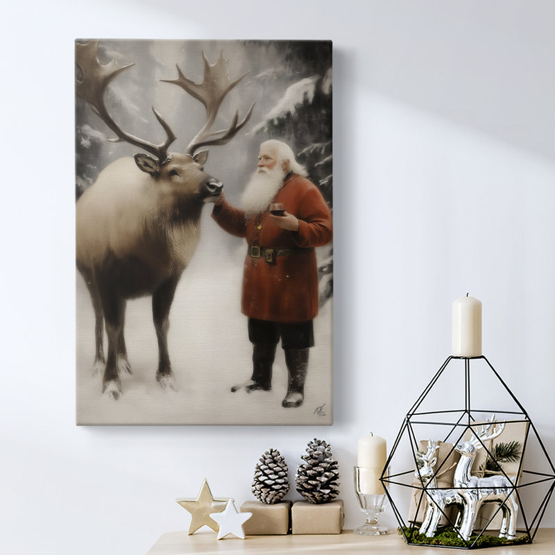 Art des Fêtes de Noël - Toile tendue avec châssis - Série 2-CLxxiv