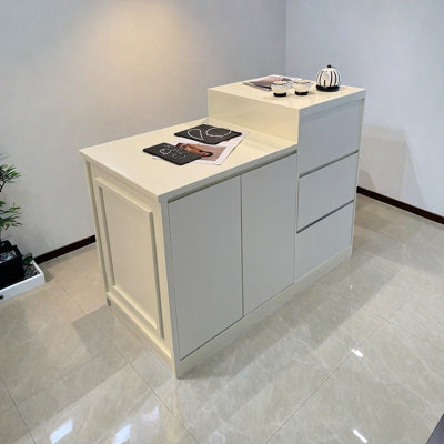High-end French center island cabinet