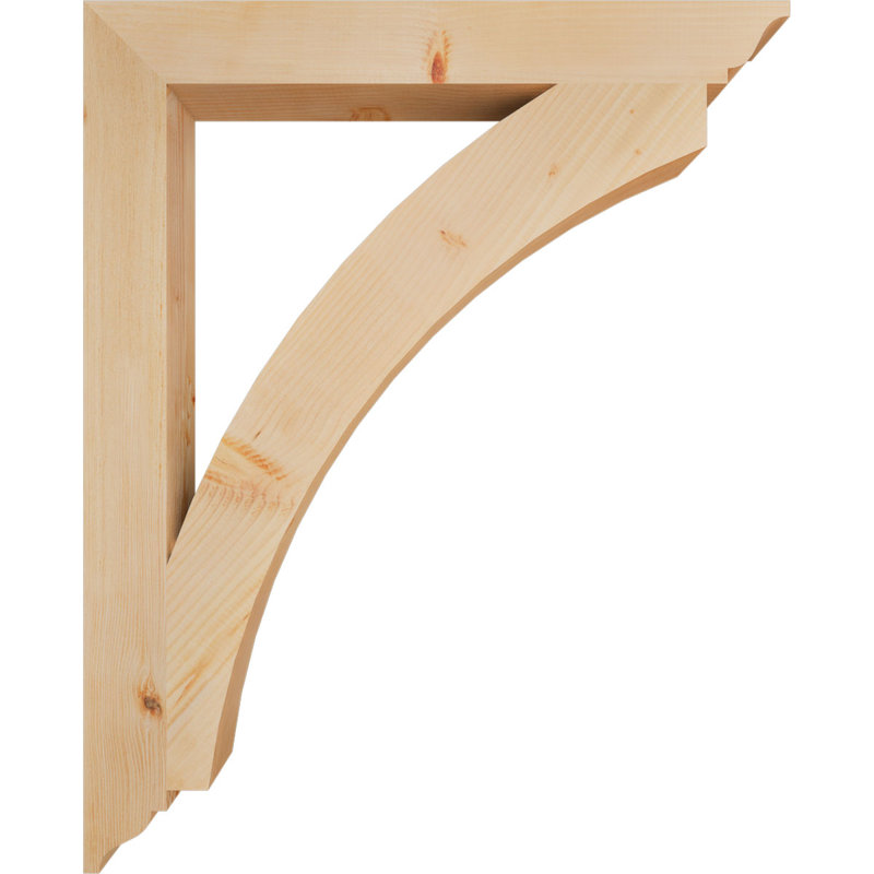 Thorton Traditional Bracket, 42"H x 3.5"W x 34"D, Douglas Fir (Smooth)