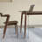 Black walnut art table-106264056
