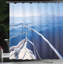 Ensemble de rideau de douche + crochets-44325192