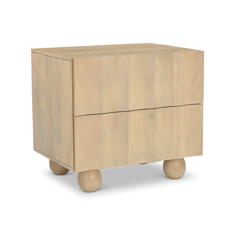 Table de chevet Lulu - Chêne blond, Blonde Oak