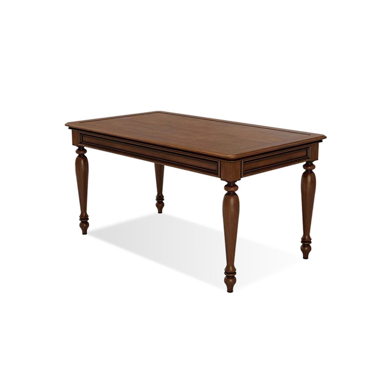 Table de salle à manger rectangulaire en bois manufacturé,  H 29,69 po x L 62,99 po x l 35,43 po