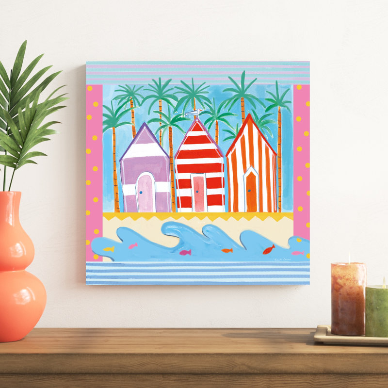 Beach Living II, H 20 po x l 20 po x P 1,25 po