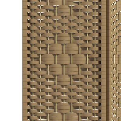 Cloison 3 panneaux. Paravent naturel tissé à la main. Ajoute de l'intimité aux espaces de vie. , Papier double face. Pour la pièce, la chambre à coucher, le bureau. Pliable, peu encombrant. Aucun assemblage requis 3 pliant