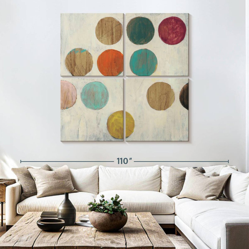 Dot Matrix I, 74" H x 74" W
