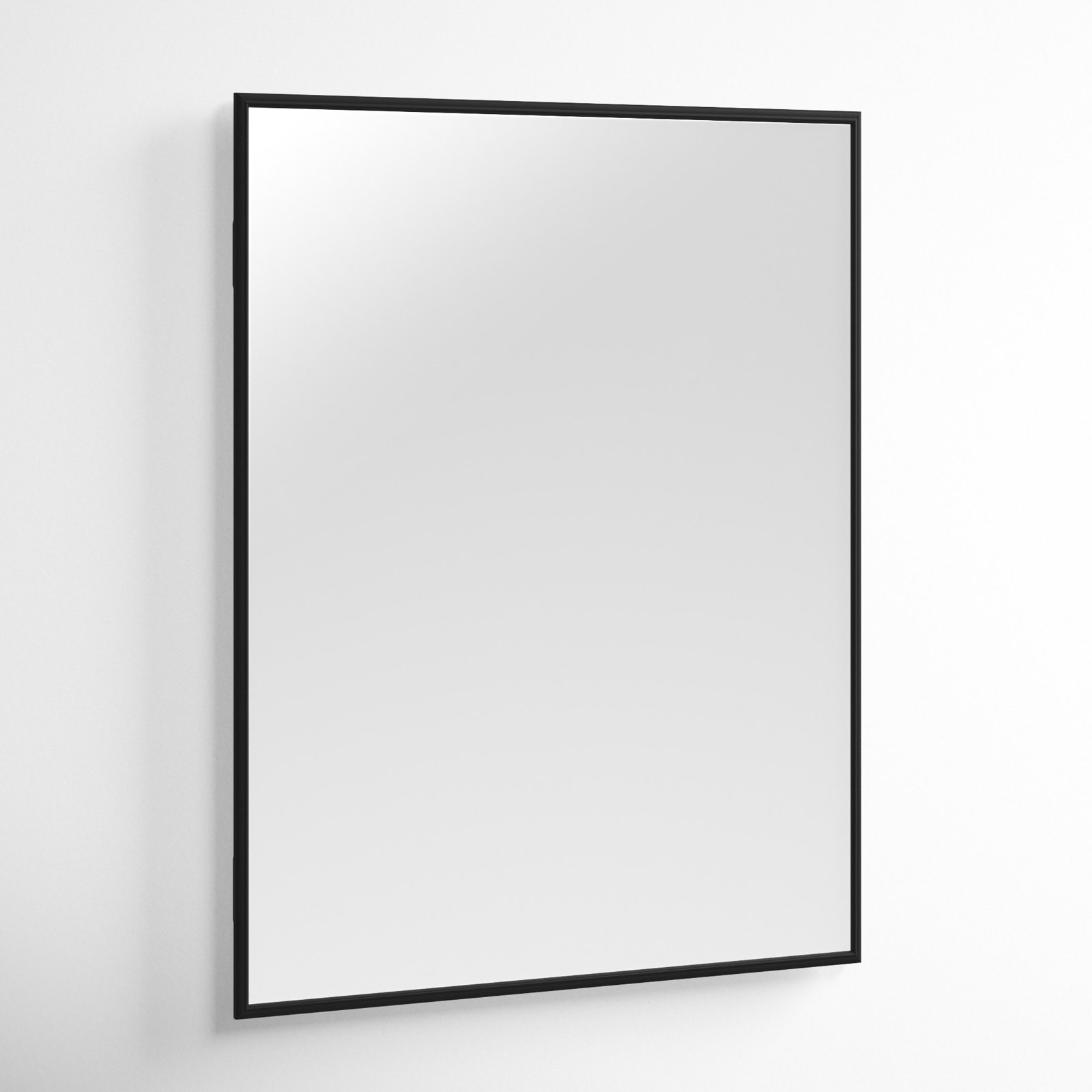 Sabine Metal Rectangle Wall Mirror, 32" x 24", Black