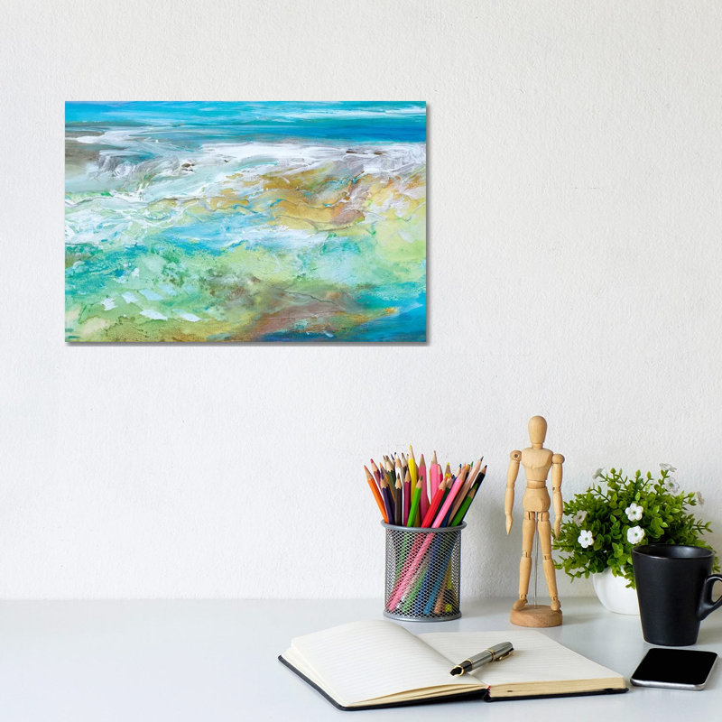 Tide Pool by Sheila Finch - Wrapped Canvas Painting, 20.32 cm H x 30.48 cm W