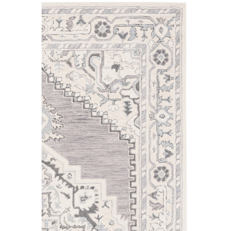 Metro Hand Tufted Wool And Cotton With Latex Oriental Rug, Runner 2'3" x 8'