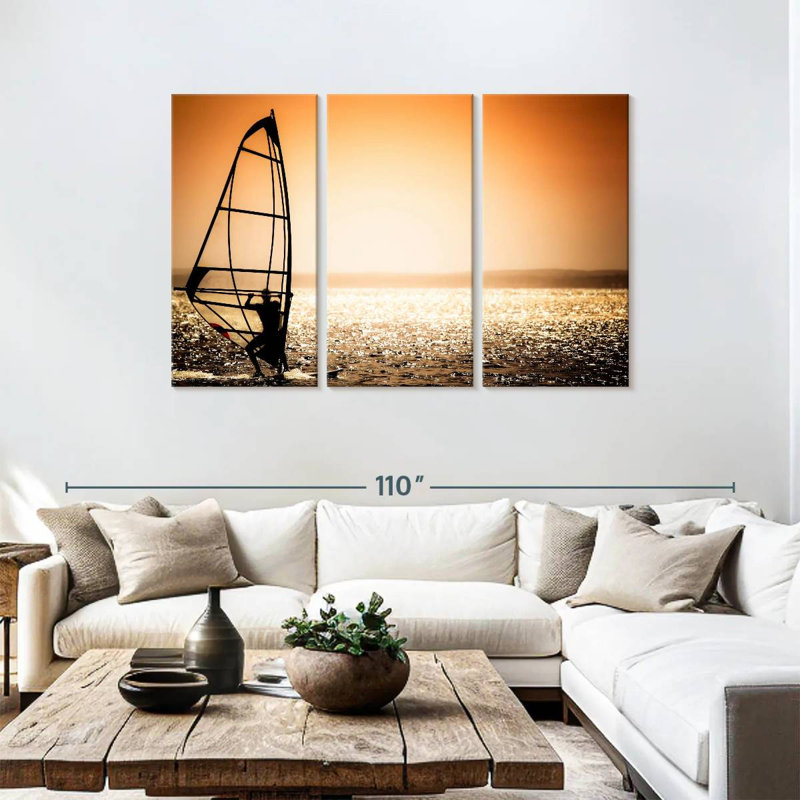 Sireci Windsurfer Sunset, 48" H x 74" W