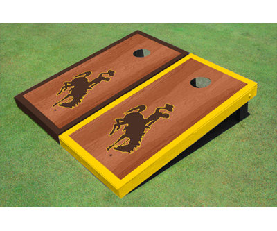2' x 4' NCAA 10 Piece Border Manufactured wood Cornhole Board Set