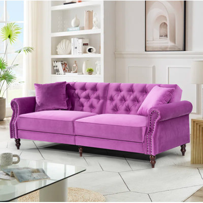 Hanika 87.8'' Velvet Sofa