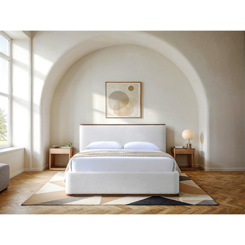 Aspen Upholstered Platform Bed, Queen