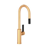 Tuario Pull-Down Bar/Food Prep Kitchen Faucet with C-Spout