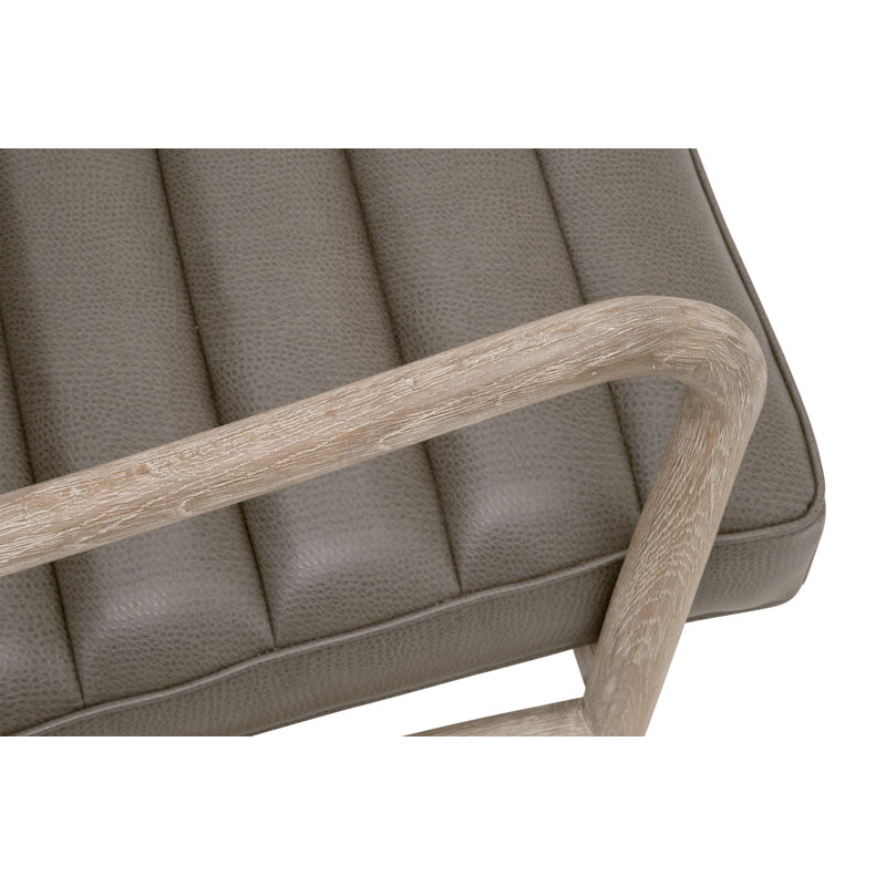 Hyleigh Faux Leather Armchair