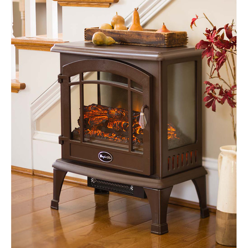 Panoramic Quartz Infrared Stove Heater, Bronze