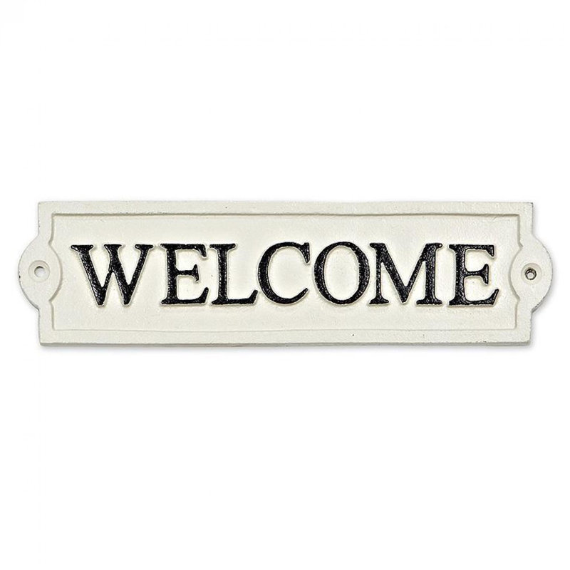 Panneau de bienvenue