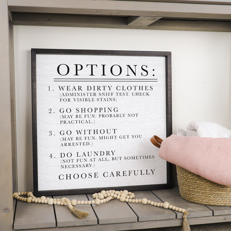 Laundry Options