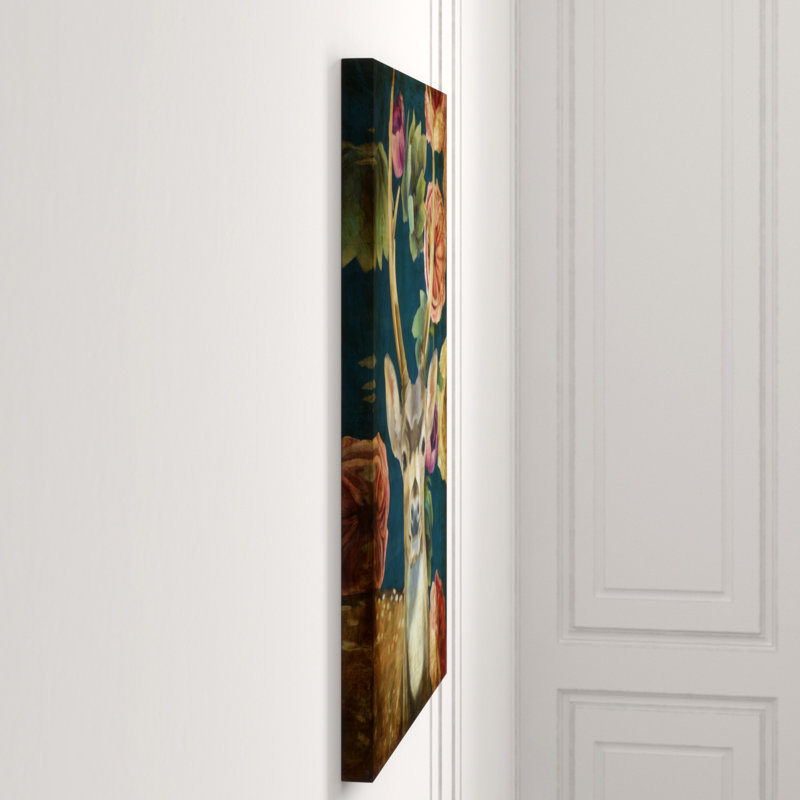 Wild Bouquet IV Print by Sarah Atkinson, Image Brush Gel, 53" H x 36" W x 1.5" D