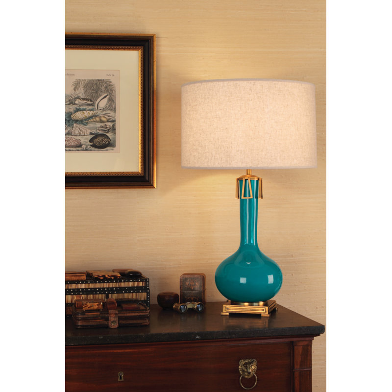 Athena Table Lamp, Matte Lily