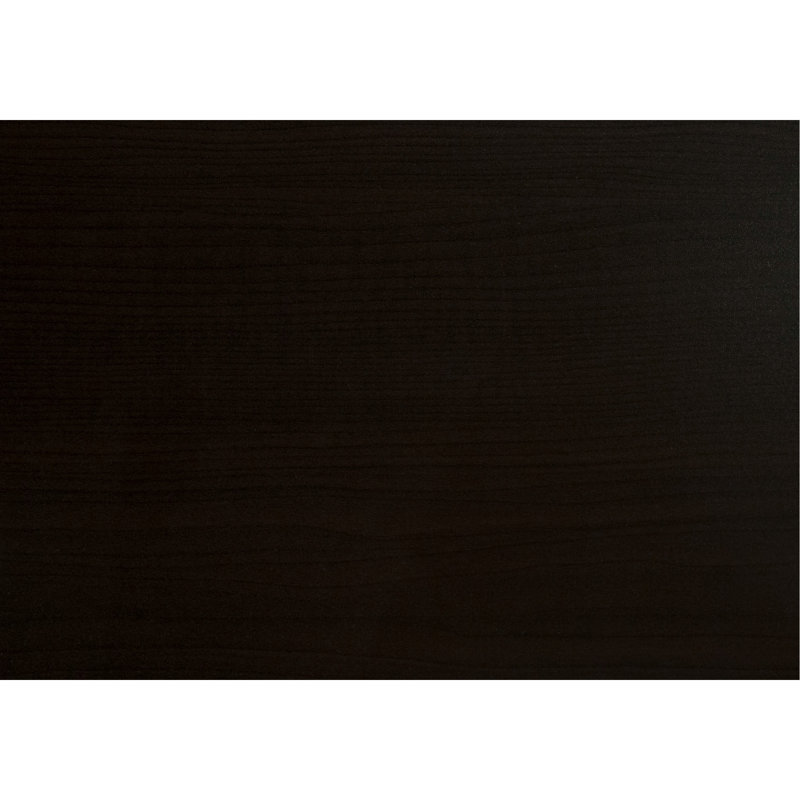 Table d'ordinateur de bureau à domicile avec plateau en stratifié brun de 48 po, base en métal doré et tiroirs de rangement pour poste de travail efficace