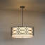 Plafonnier semi-encastré 4 lumières