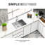 49ec3a9ec Undermount Single Bowl Kitchen Sink