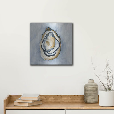 Art mural en métal «The World Is Your Oyster 1» par Yvette St. Amant