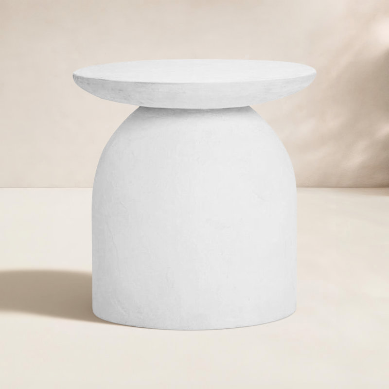 Jenkins Concrete Top End Table