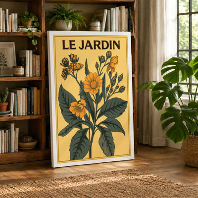 Le Jardin Botanical - Wrapped Canvas