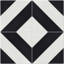 Diagonal Four A 8" x 8" Patterned Wall & Floor Tile-66598931