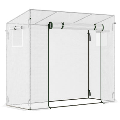 Fenwick Compact Walk-In Greenhouse With Steel Frame And Protective Coating